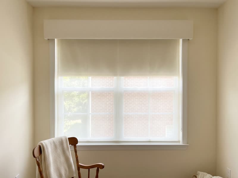 Ivory dual shade in a Smyrna nursery